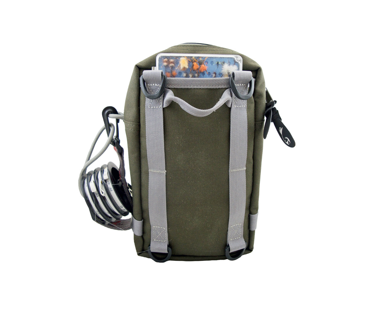 Back view of Flask pack