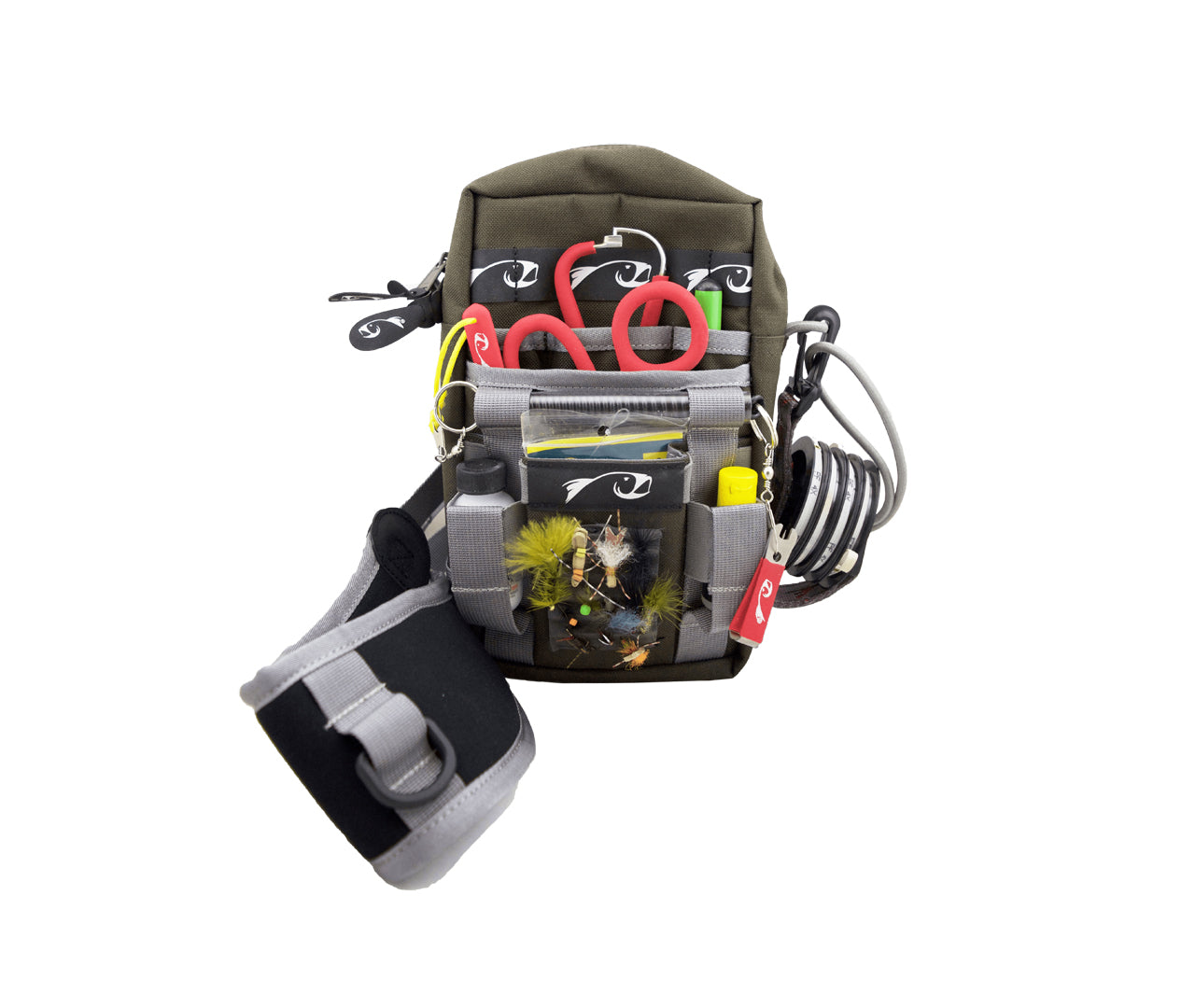 Flask Pack with gear