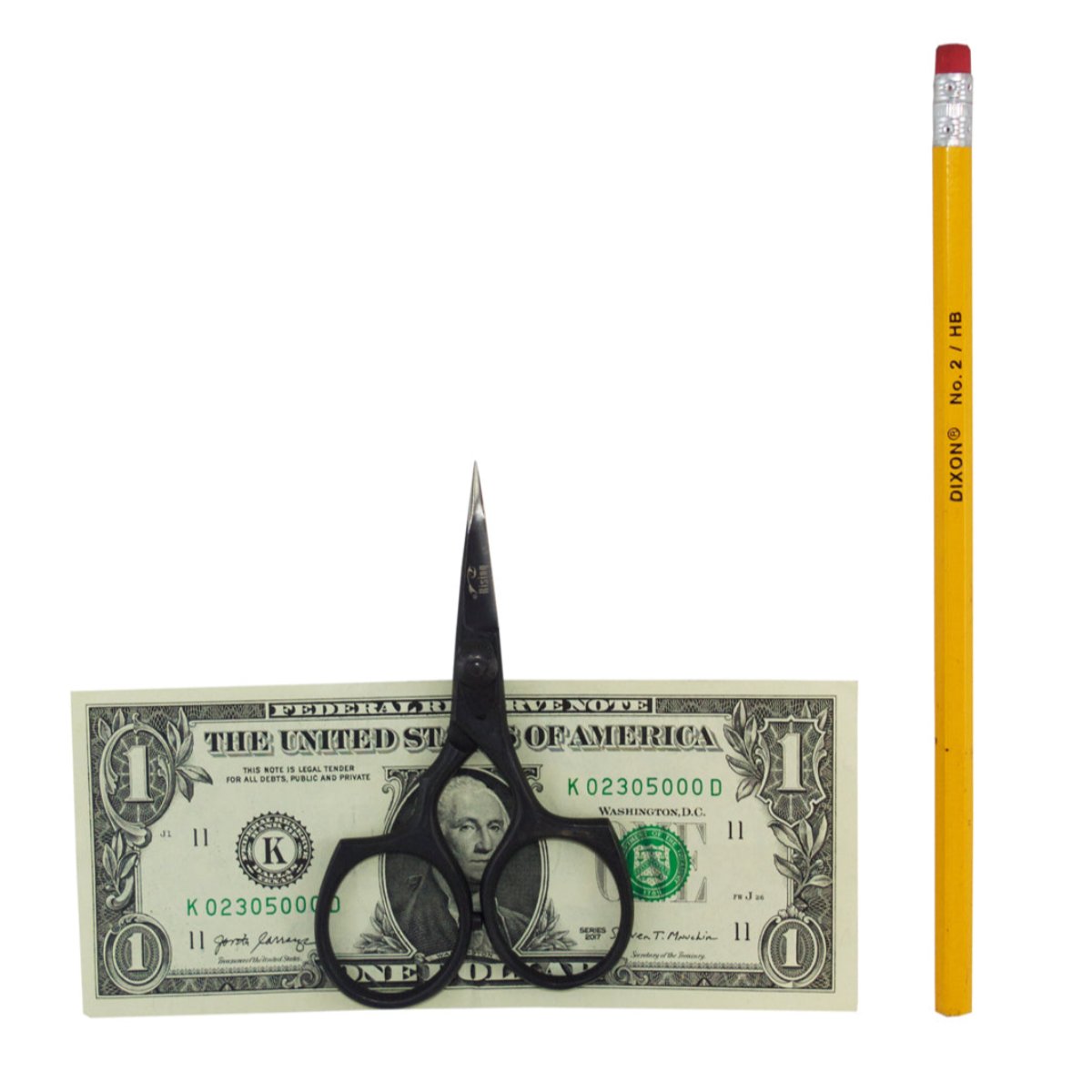 Stellar Scissor Dollar Pencil Comparison