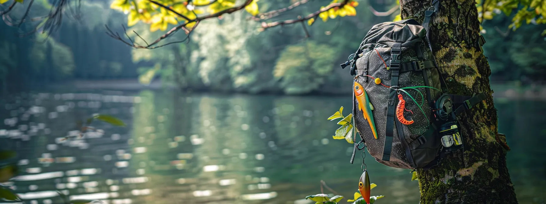 durable waterproof fishing sling packs