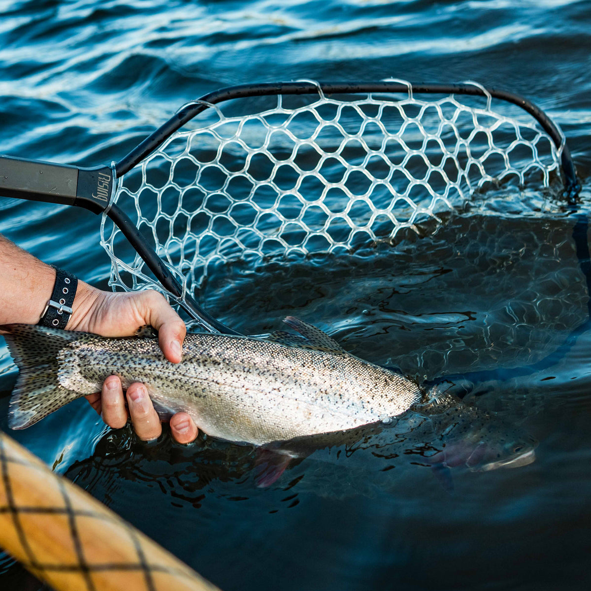 Boat Net – Large Fly Fishing Net for Drift Boats | Rising Fishing